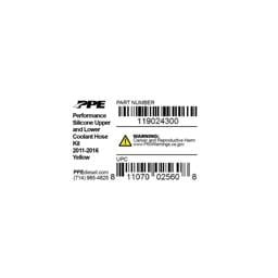 PPE Diesel Coolant Hose Kit (2011-16) LML (Yellow) 119024300