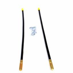 Warn Fits All Warn Plows; 2 Foot Height; Red Tip; Set of 2 67679