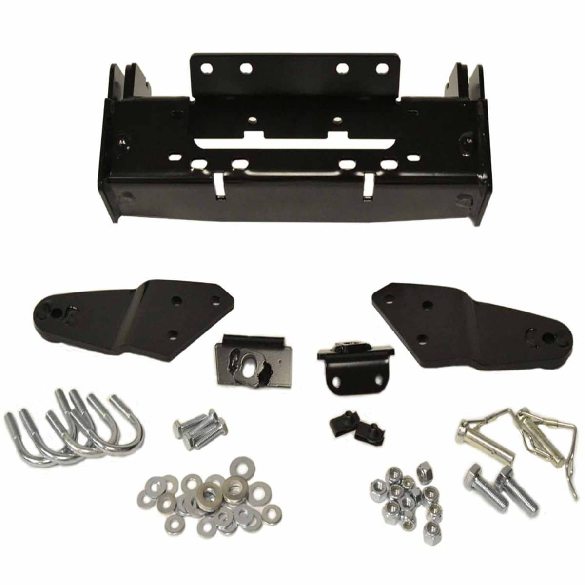 Warn Front Kit Black Includes Mounting Bracket and Hardware 84354