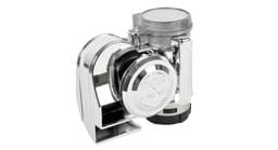 HornBlasters Dual-Tone Motorcycle Horn - Partial Chrome Cover EH-CYCLEC-NOCOVER