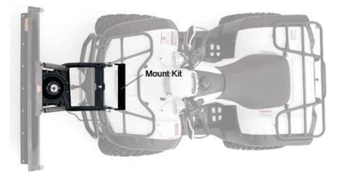 Warn Front Kit Black Includes Mounting Bracket and Hardware 95160