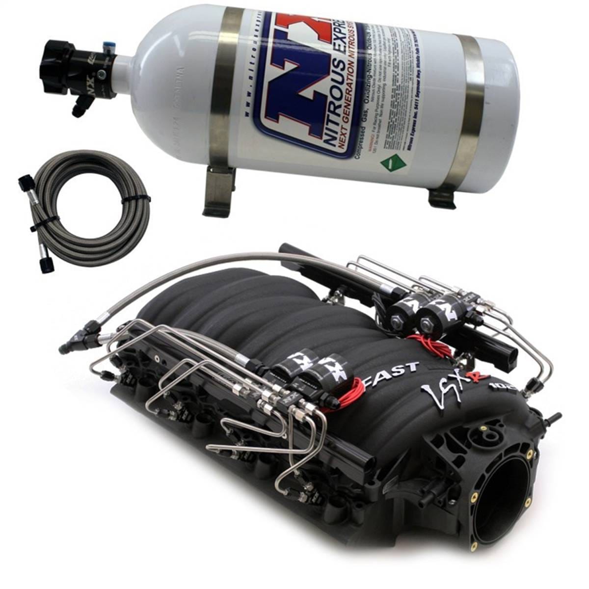 Nitrous Express FAST 102 MANIFOLD FOR LS7 HEADS W/NX SHARK DIRECT PORT INTAKE021