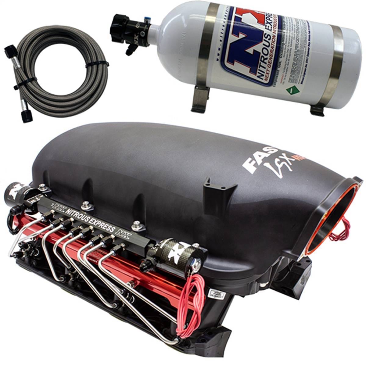 Nitrous Express FAST HR Manifold For LS7 Port Heads W/Shark Direct Port INTAKE026